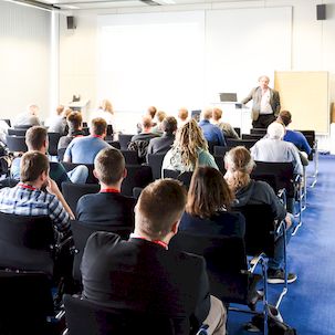 Pausengespräch auf der M3-Konferenz 2018